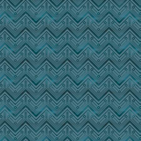 Twilight Wolf Pack - Geo Chevron Blue