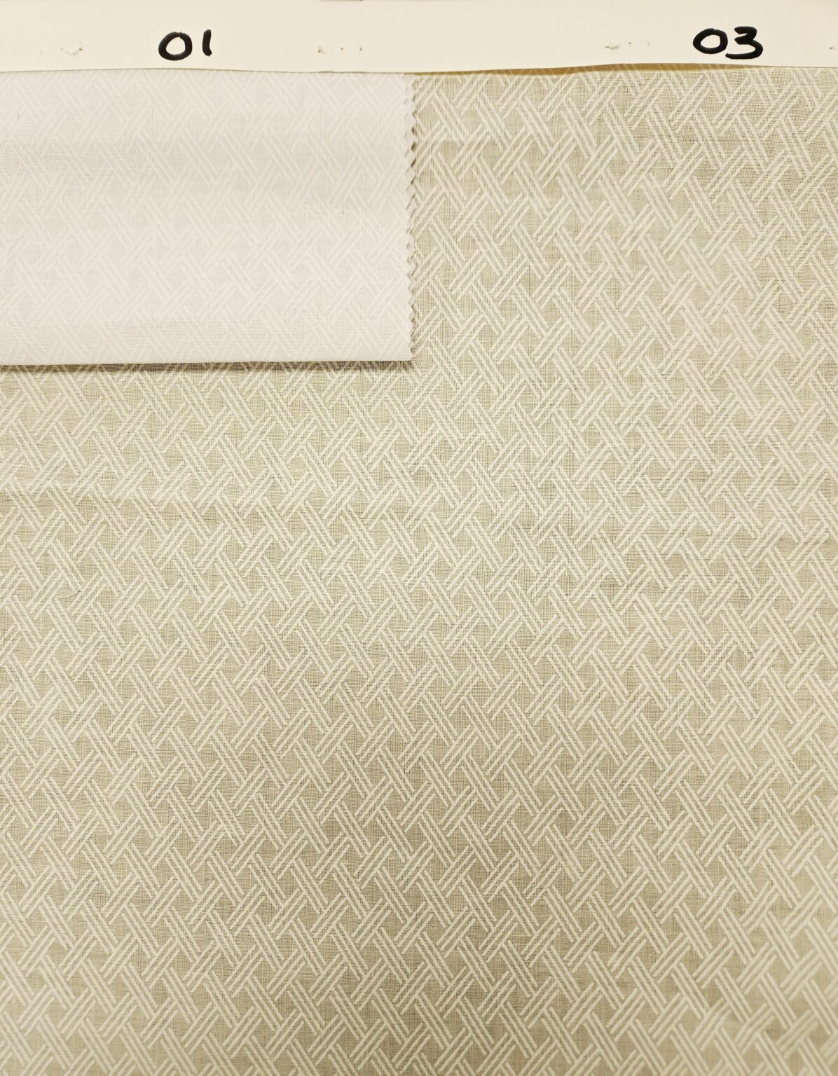 Algodon Lattice 108″ White