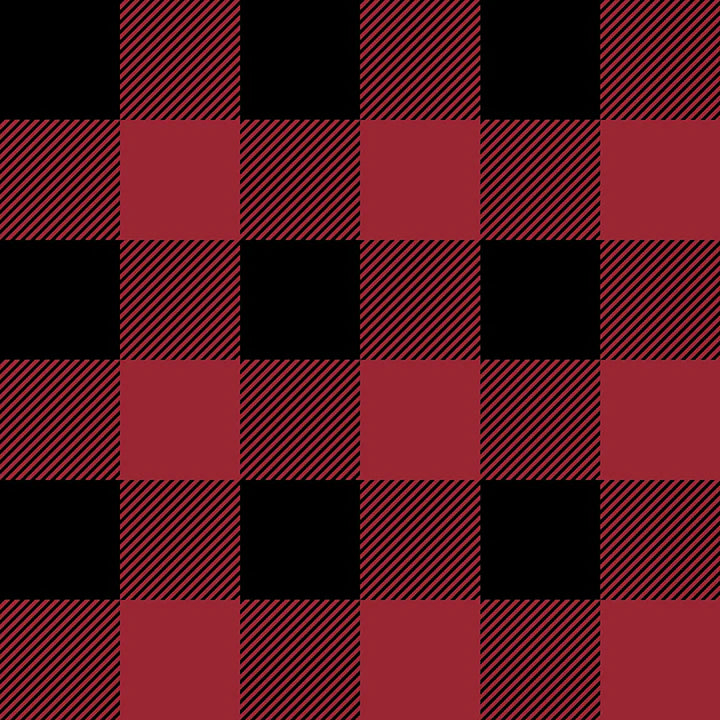 North of Ordinary - Buffalo Plaid - Crimson