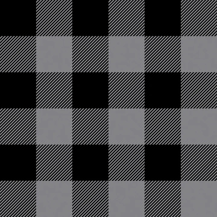 North of Ordinary - Buffalo Plaid - Charcoal