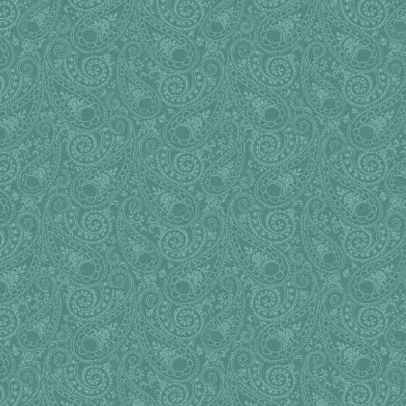 Juliette - Teal Paisley