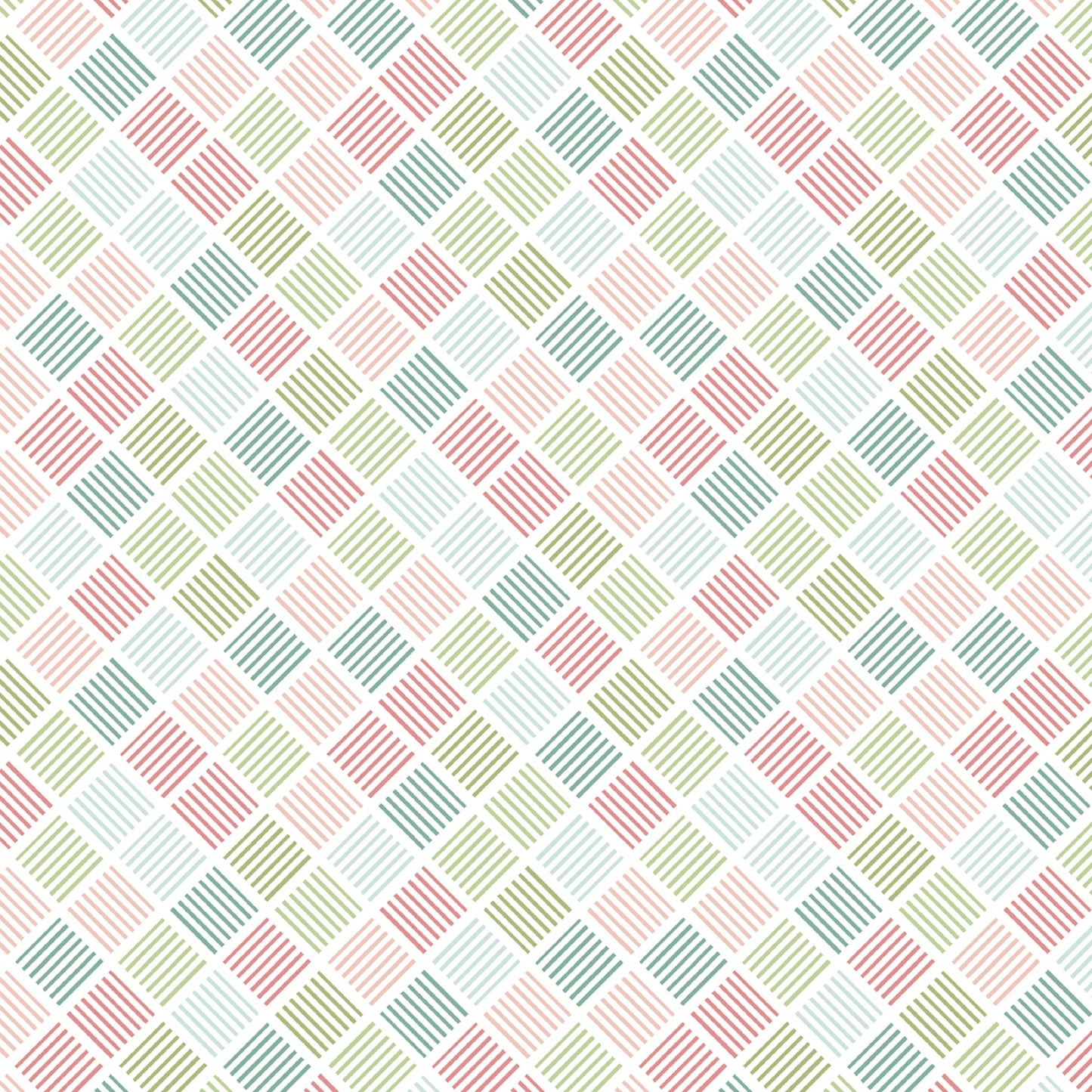 Juliette - White / Multi Diagonal Stripes