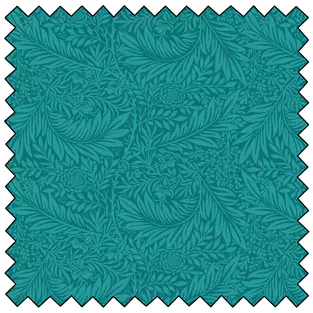 108" Wideback - William Morris Larkspur - Turquoise