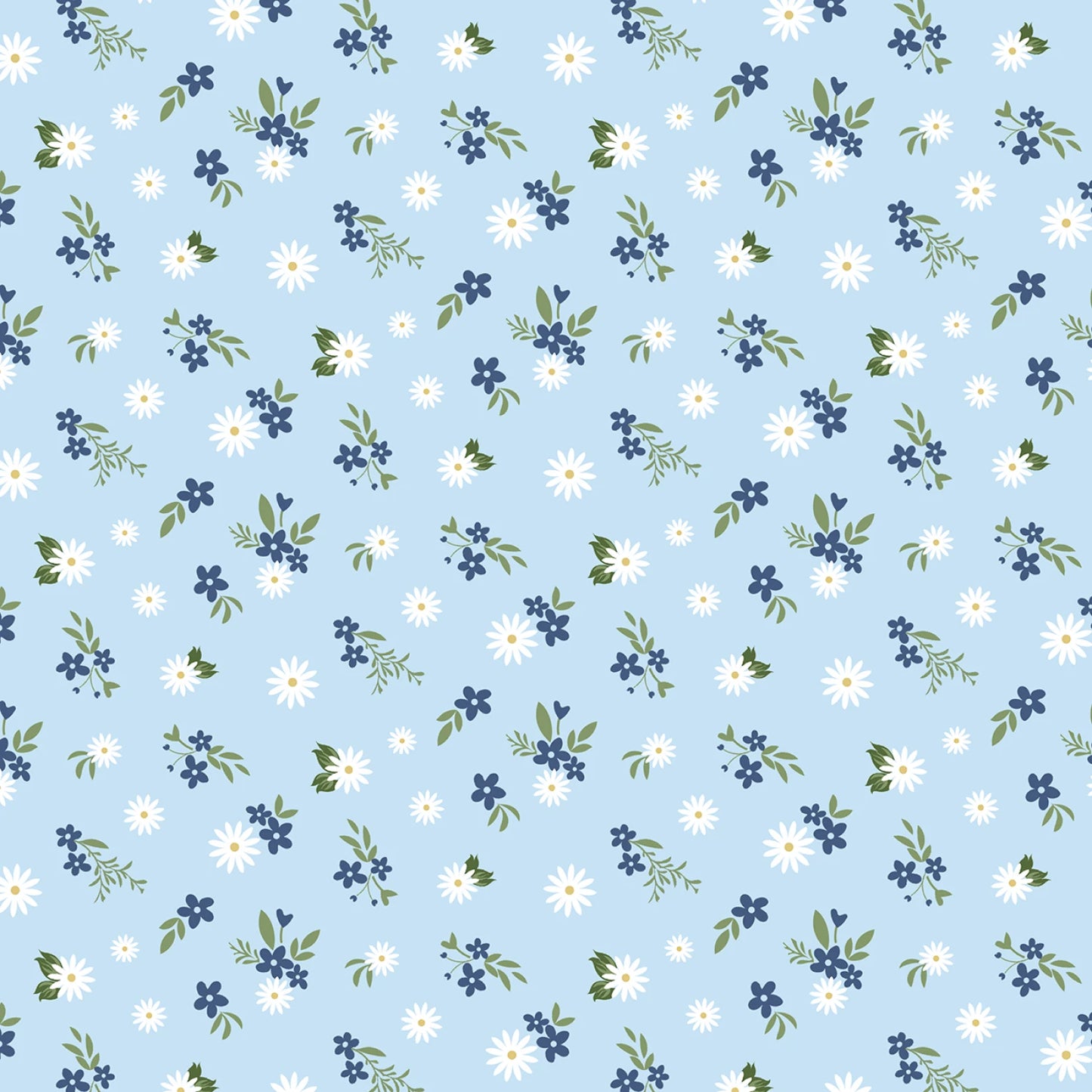 Summertime Daydreams - Light Blue Floral Mix