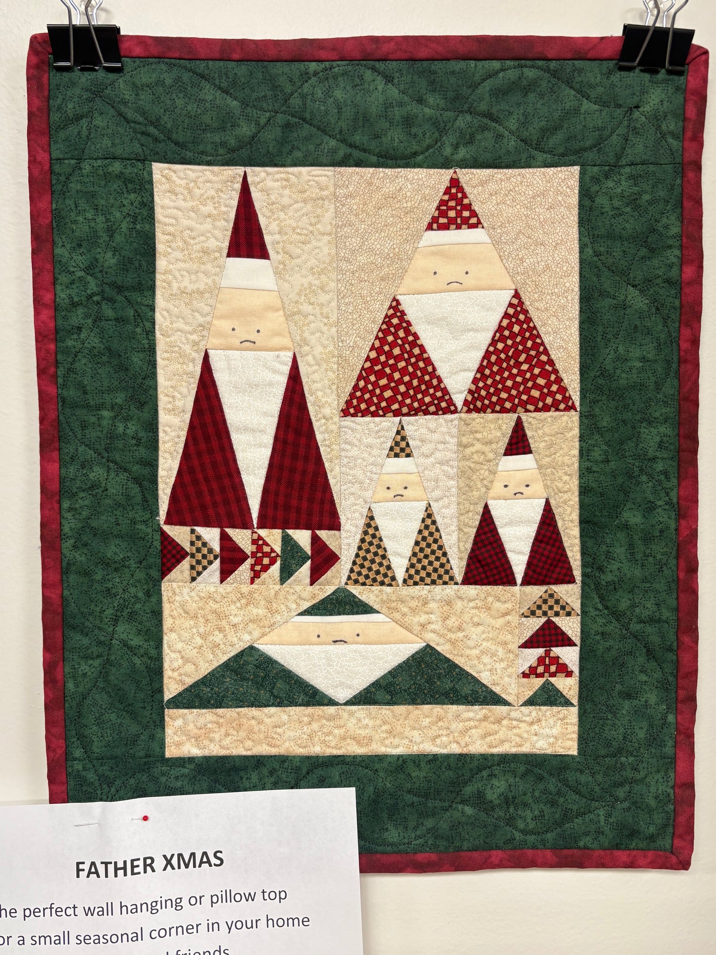 Father Christmas - Paper Piecing