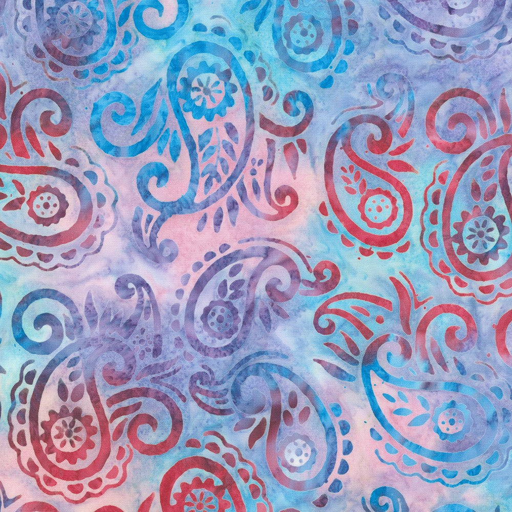 Hydrangea Paisley Bouqet Batik