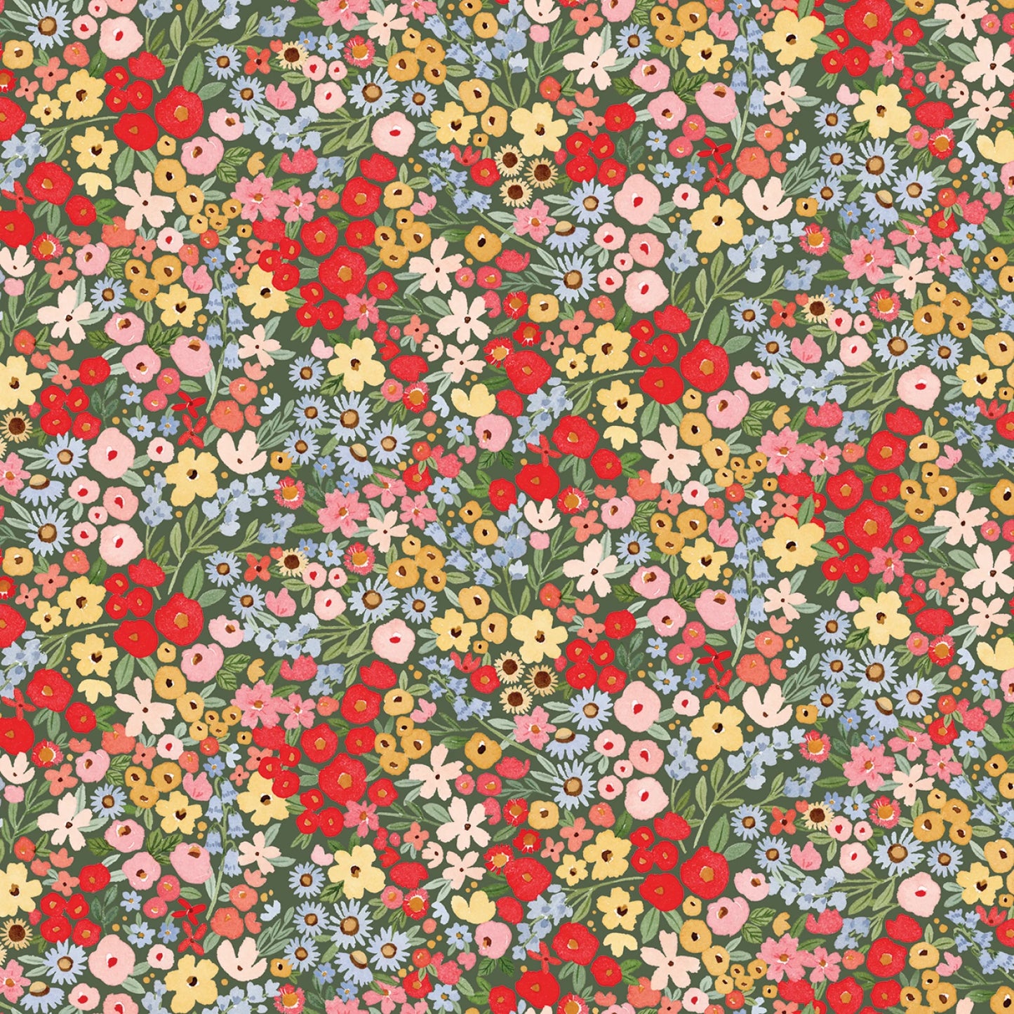 Floral Charms - Happy Ditsy Floral Hunter