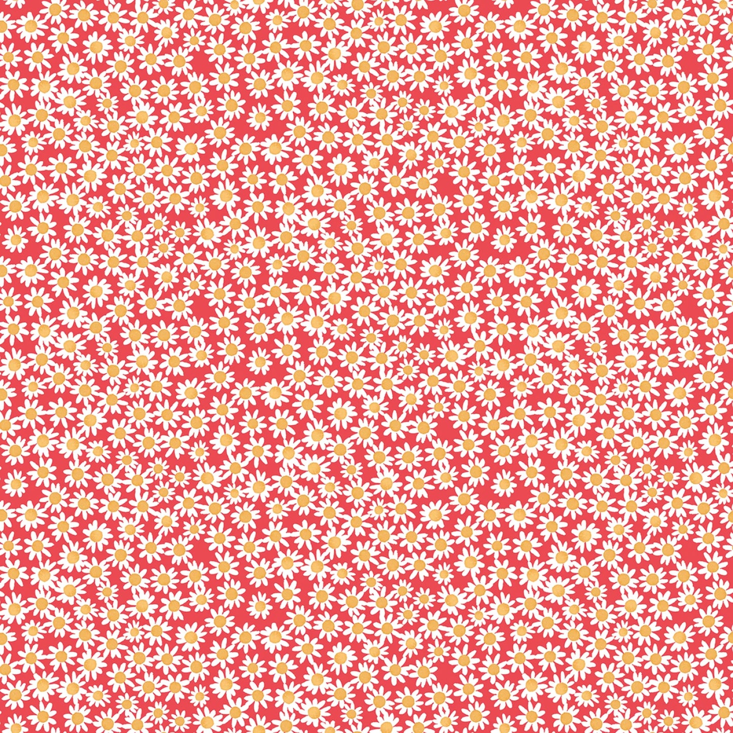 Floral Charms - Daisies Raspberry