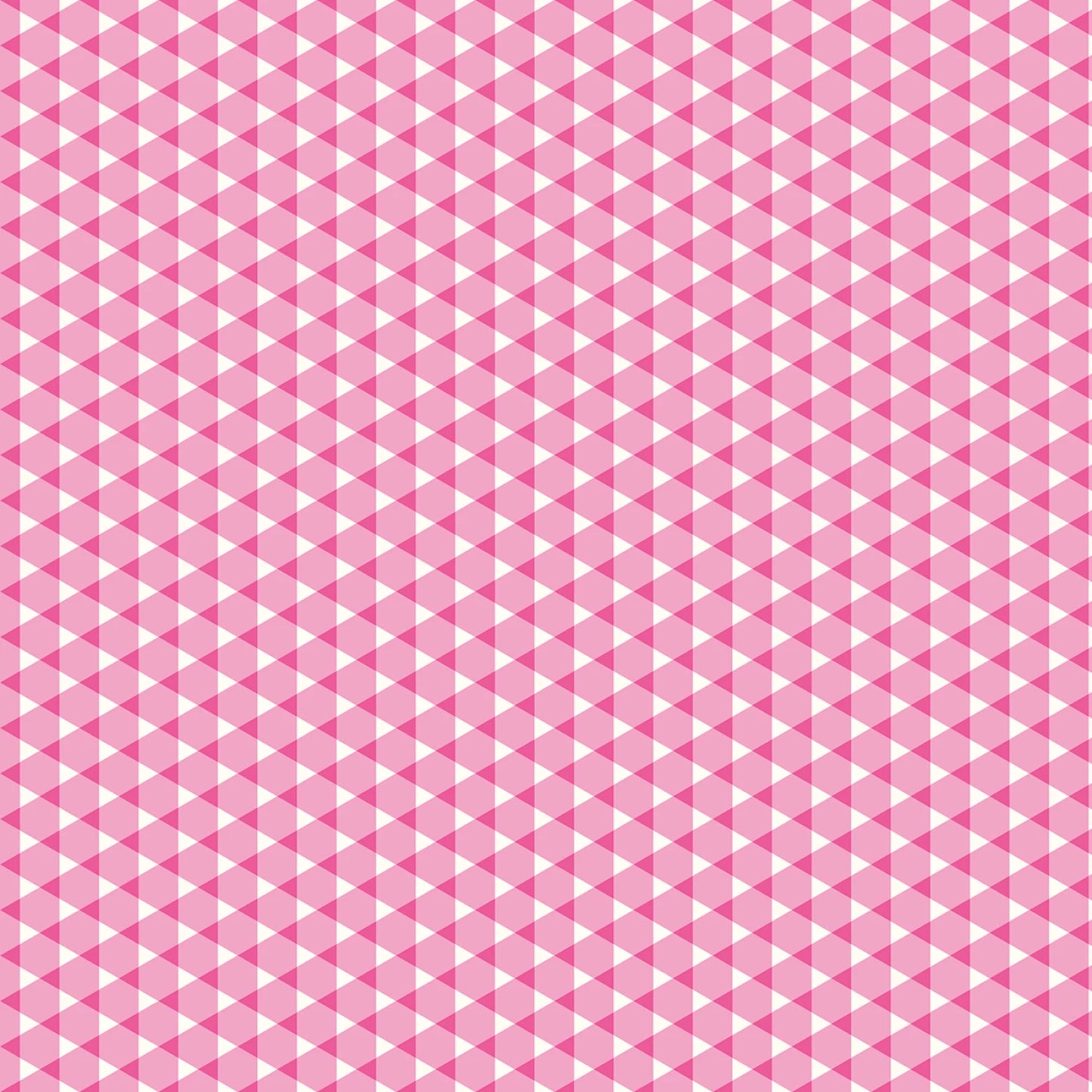 Vibrance - Triangle Gingham Pink