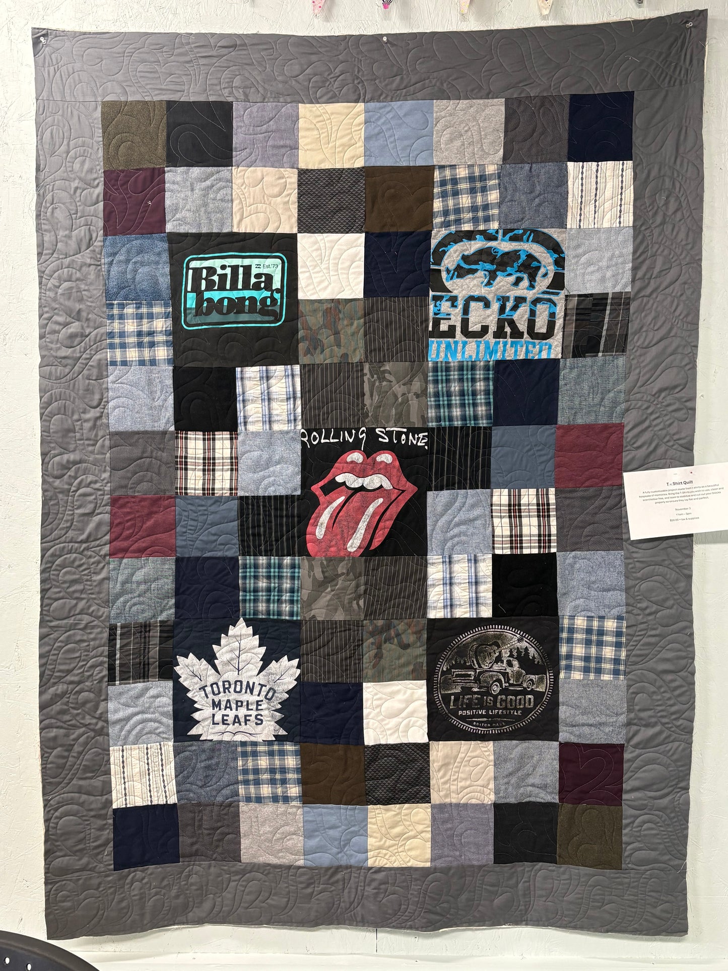 T - Shirt Quilt class
