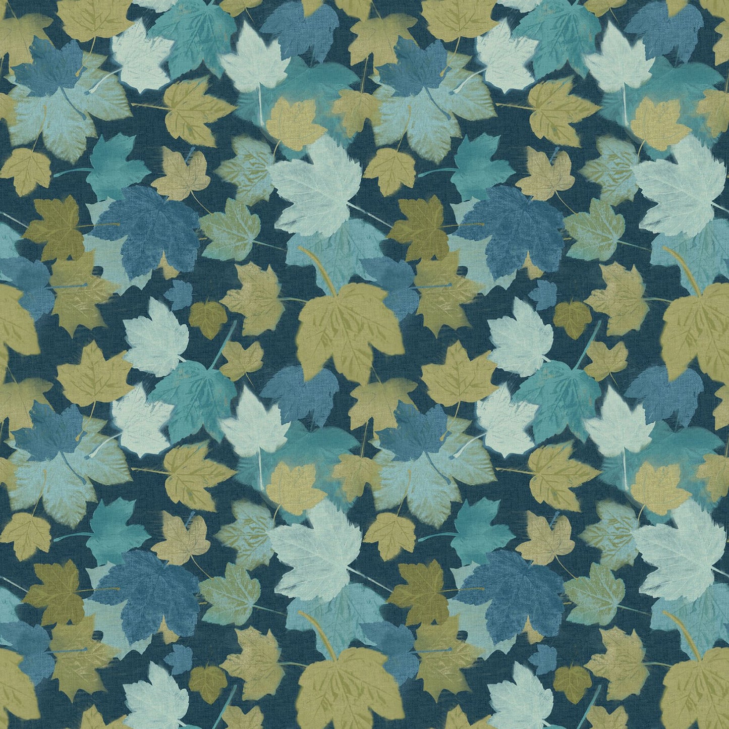 Imprint FLANNEL - Maple - Dk Blue Multi