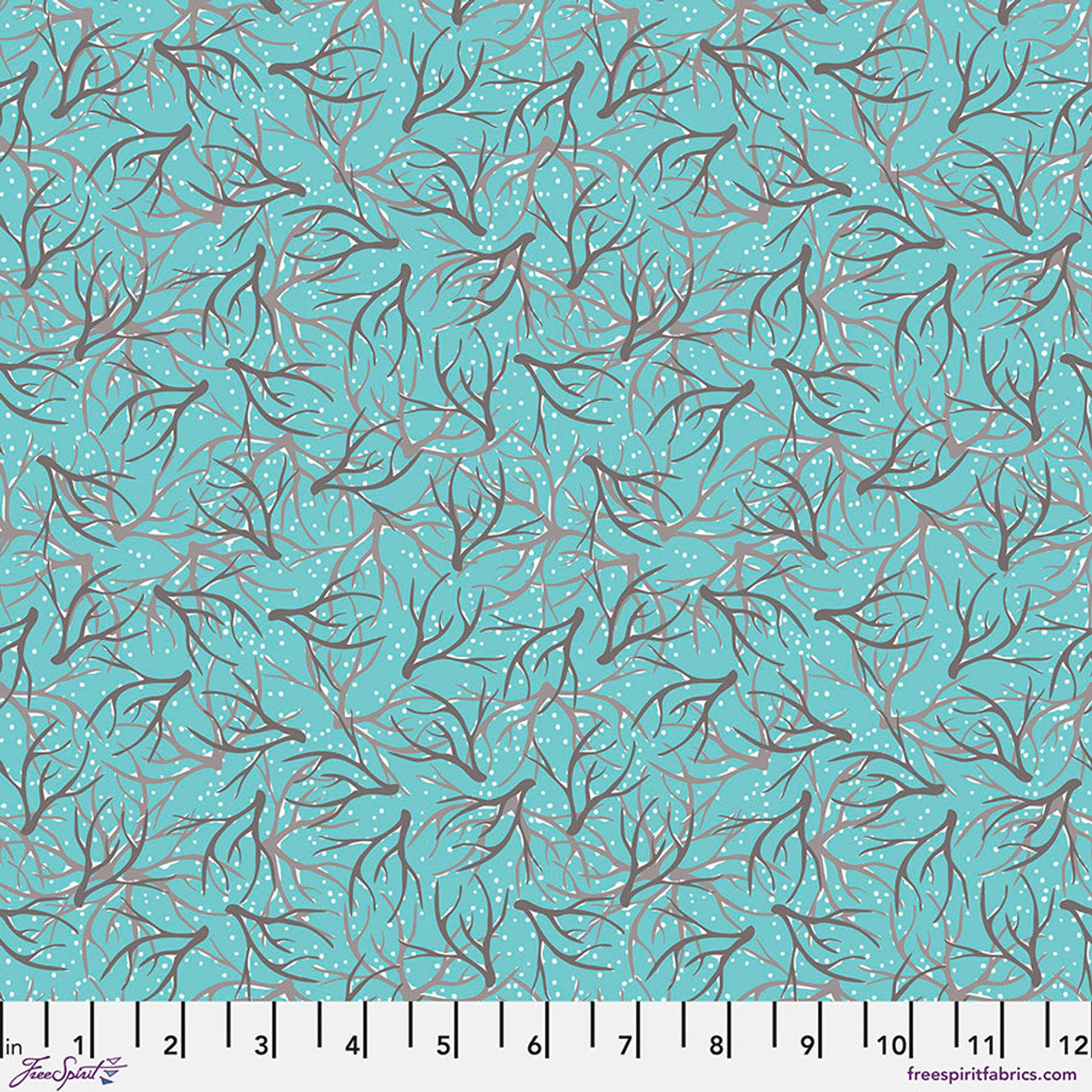 Snowy Weather - Antlers Blue