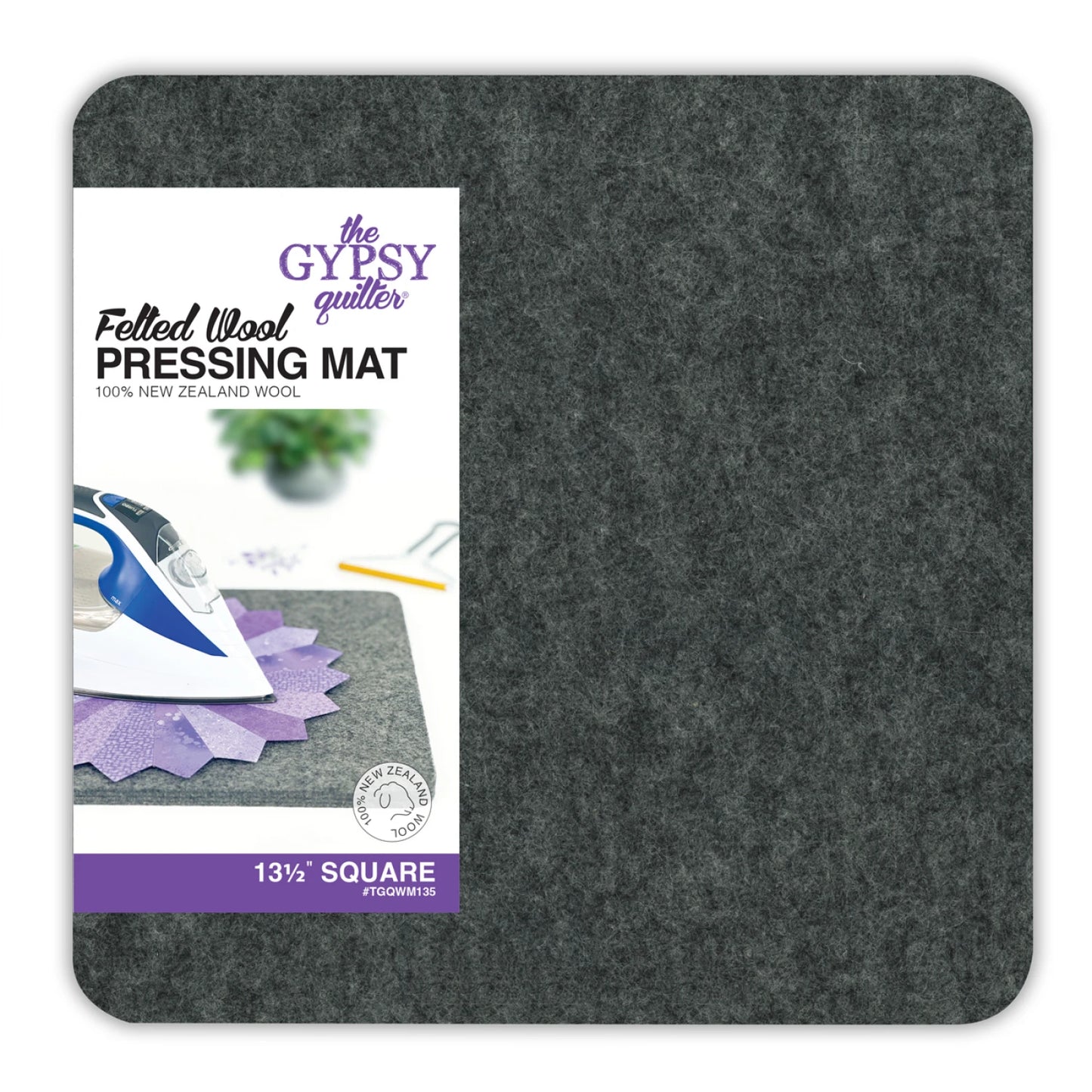 Wool Pressing Mat 13.5” x 13.5”