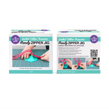 Zipper Jig - Gypsy Quilter - Turquoise