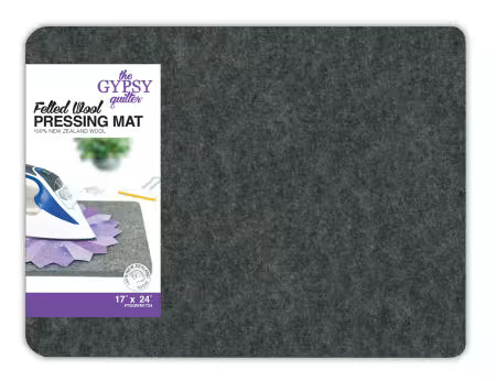 Gypsy Quilter - Wool Pressing Mat - 17in x 24in x 1/2in Thick