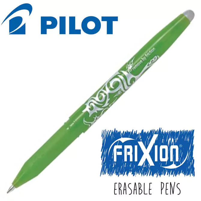 Frixion Heat Erase Pen - Light Green