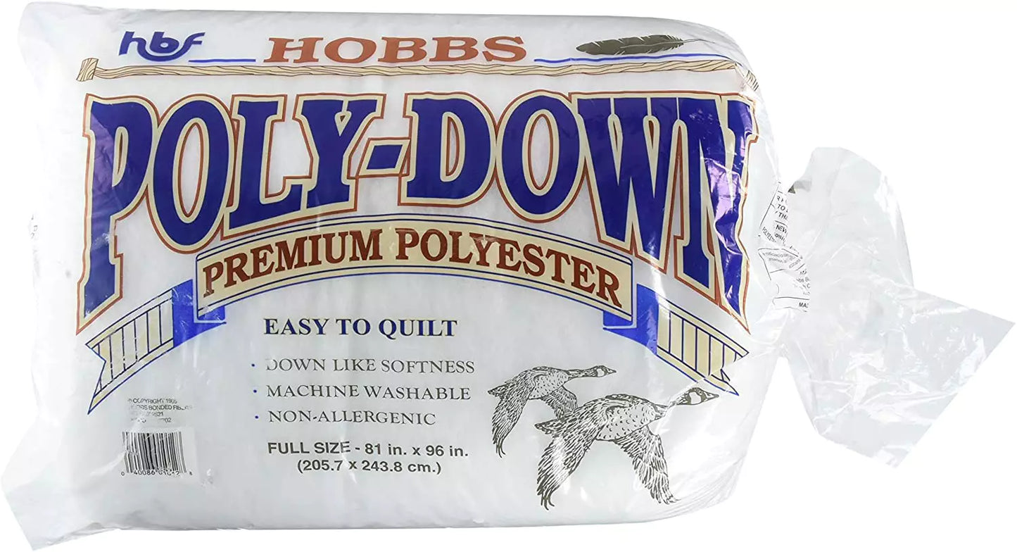 Poly-down® Bonded Batting - TWIN