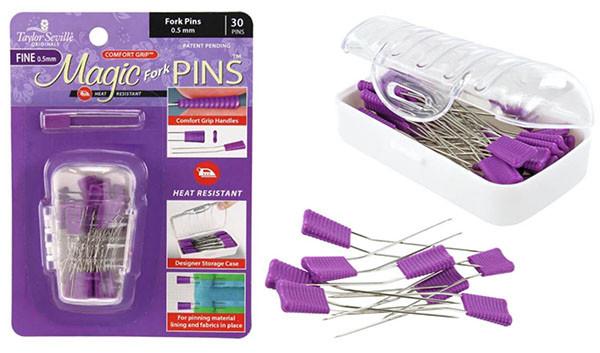 Magic Fork Heat Resistant Pins (FINE), 30pc.