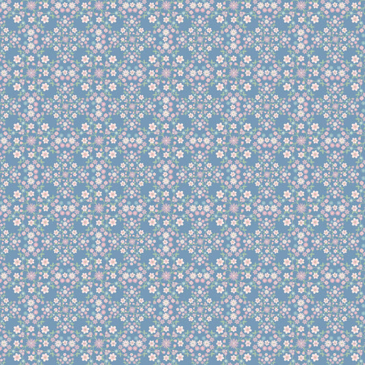 Le Petit Escargot - Blooms & Vines Blue