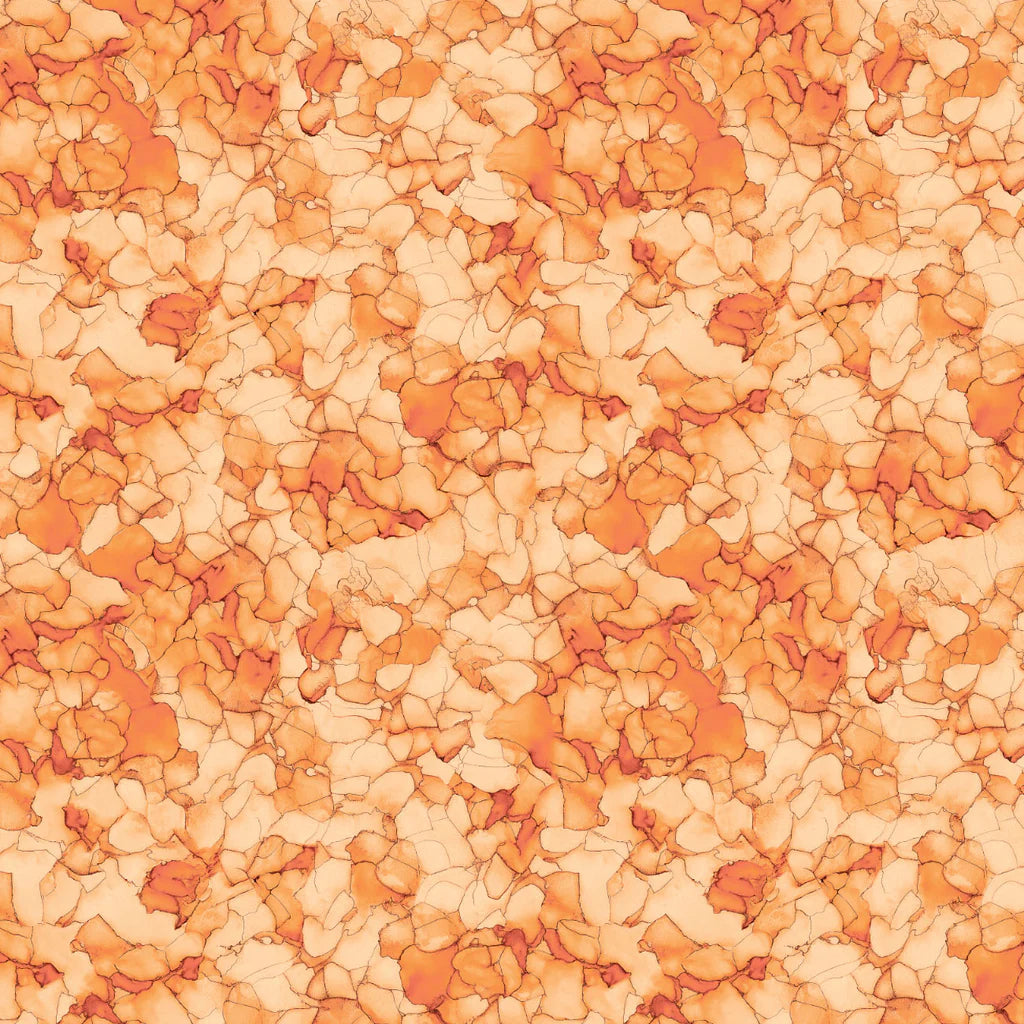 Flight of Beauty - Petal Mosaic - Orange