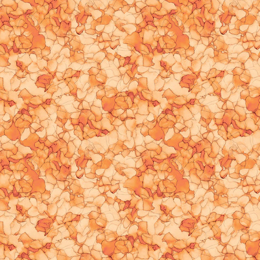 Flight of Beauty - Petal Mosaic - Orange