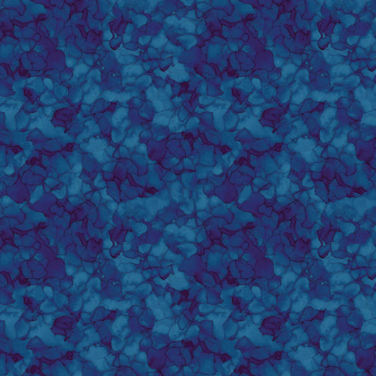 Flight of Beauty - Petal Mosaic - Navy