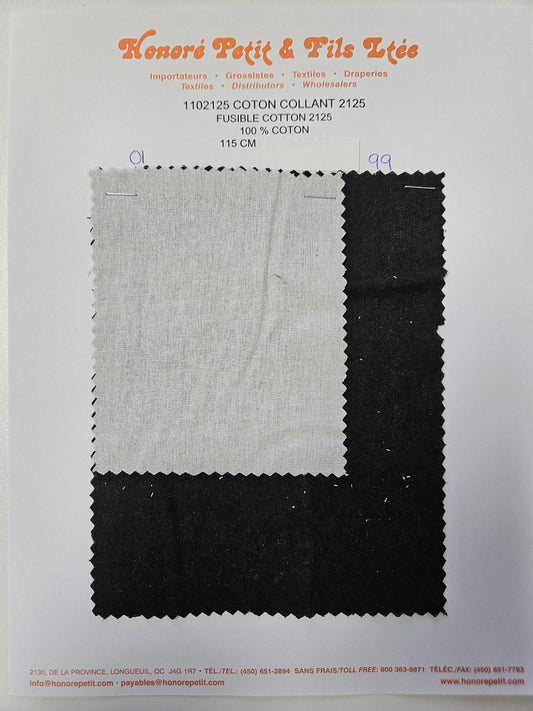 Honore Petit - Fusible Woven Cotton Interfacing, 45"