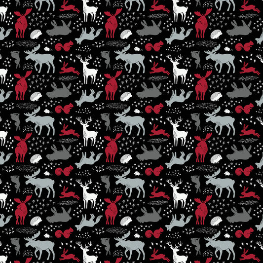 North of Ordinary - Forest Animals - Black