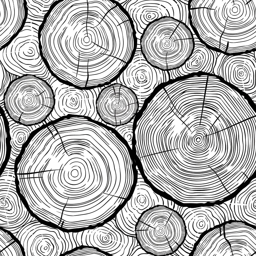 North of Ordinary - Wood Grain - White