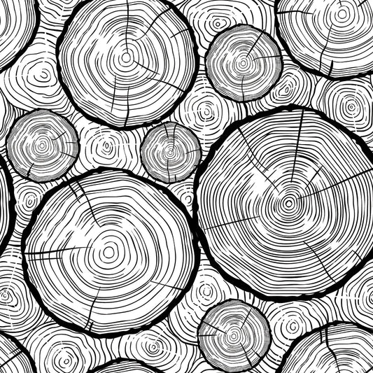 North of Ordinary - Wood Grain - White