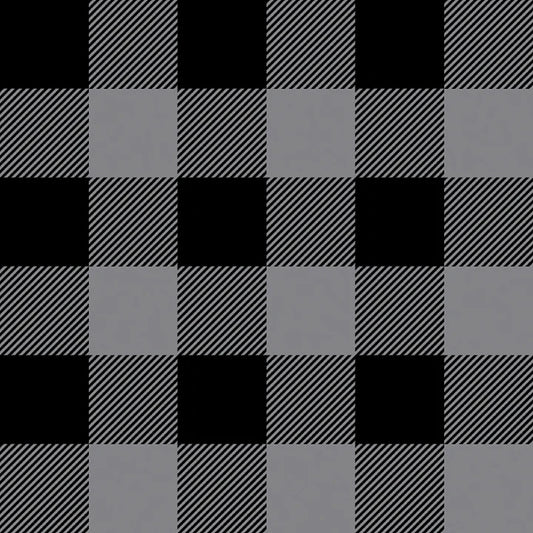 North of Ordinary - Buffalo Plaid - Charcoal