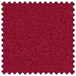 108" Wideback - William Morris Willow Bough - Crimson
