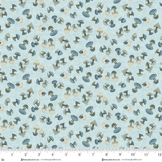 Norwegian Forest - Mushrooms - Pale Blue