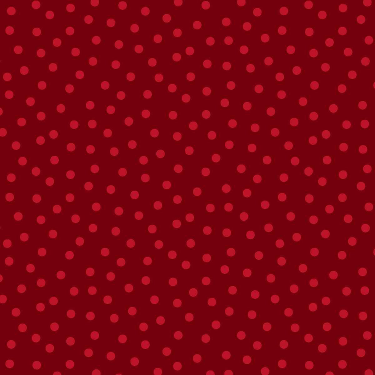 Nordic Holiday Village - Red on Red Dots
