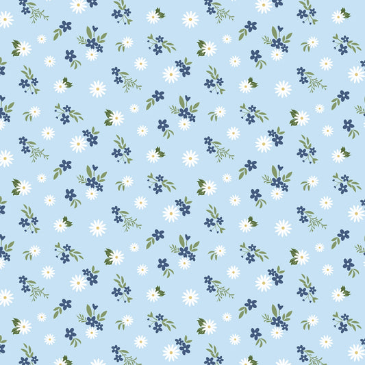 Summertime Daydreams - Light Blue Floral Mix