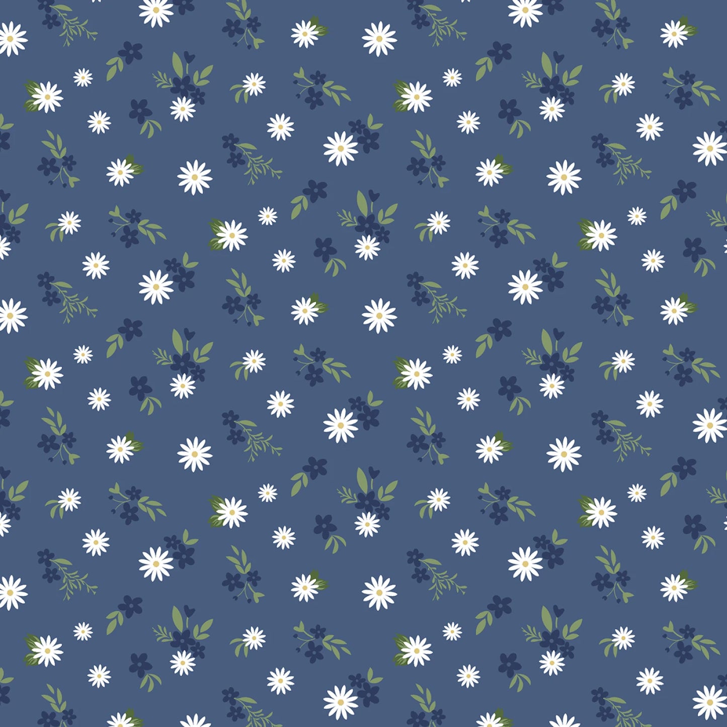 Summertime Daydream - Navy Floral Mix