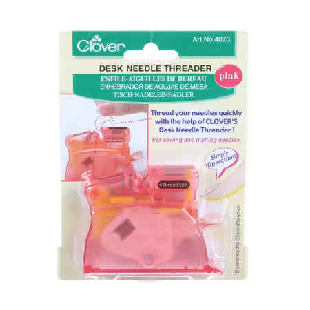 Desktop Needle Threader Pink