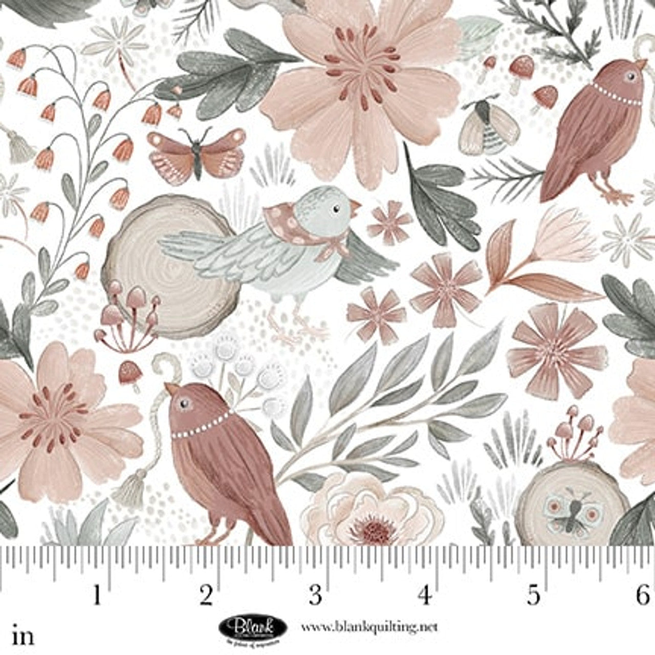 Petals & Pewter - Birds and Flowers