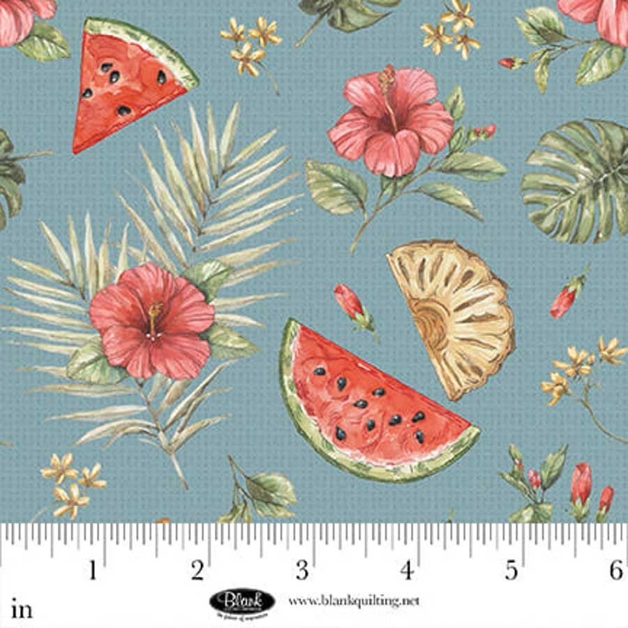 Vintage Summer - Fruits & Hibiscus
