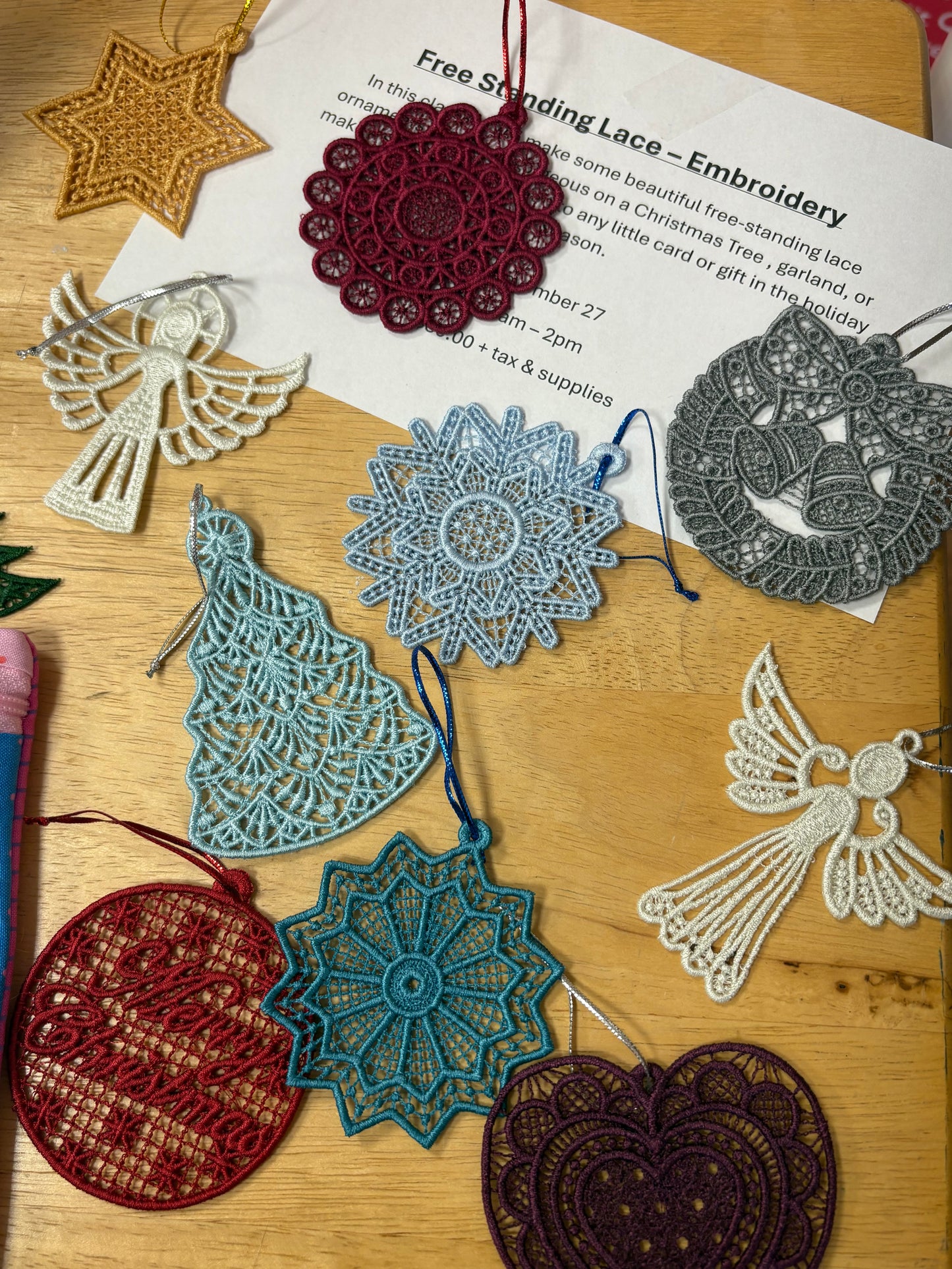 Free Standing Lace Embroidery