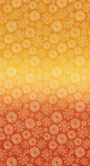 Wishflower Ombre - Orange/Gold