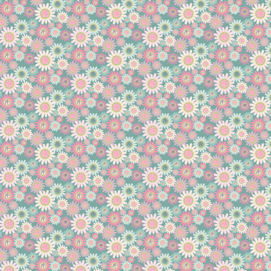 Le Petit Escargot - Sunny Daisies Teal