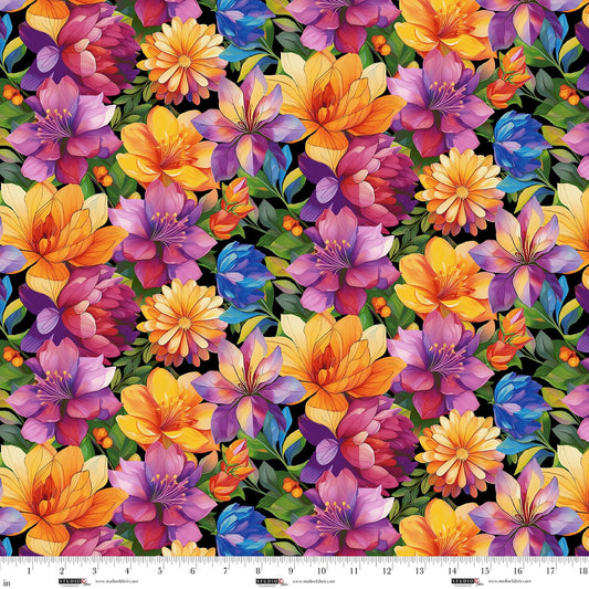 Flower Fusion - Large Packed Floral