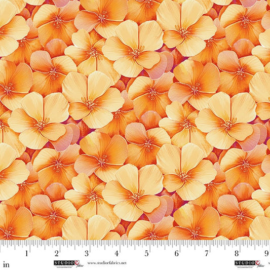 Flower Fusion - Packed Yellow Flowers