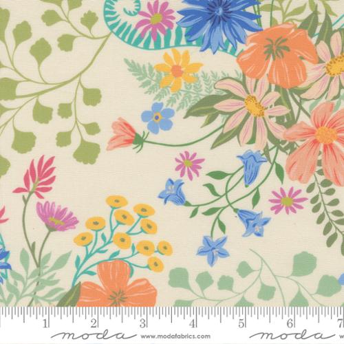 Cannon Beach - Misty Meadow Large Floral Cream