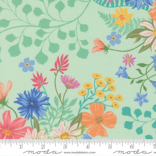 Cannon Beach - Misty Meadow Large Floral Aqua