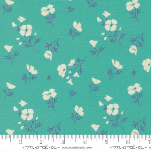 Cannon Beach - Astoria Florals Turquoise