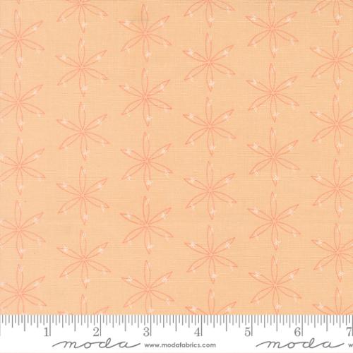 Honeyed Horizons - Star Speck Blenders Geometric Flower - Peach