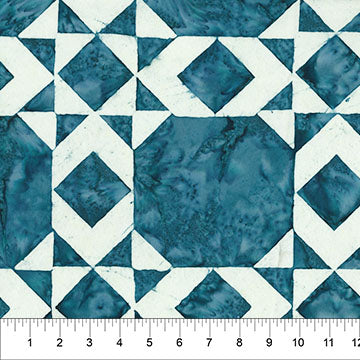 Quilt Blocks WideBack - Dark Teal