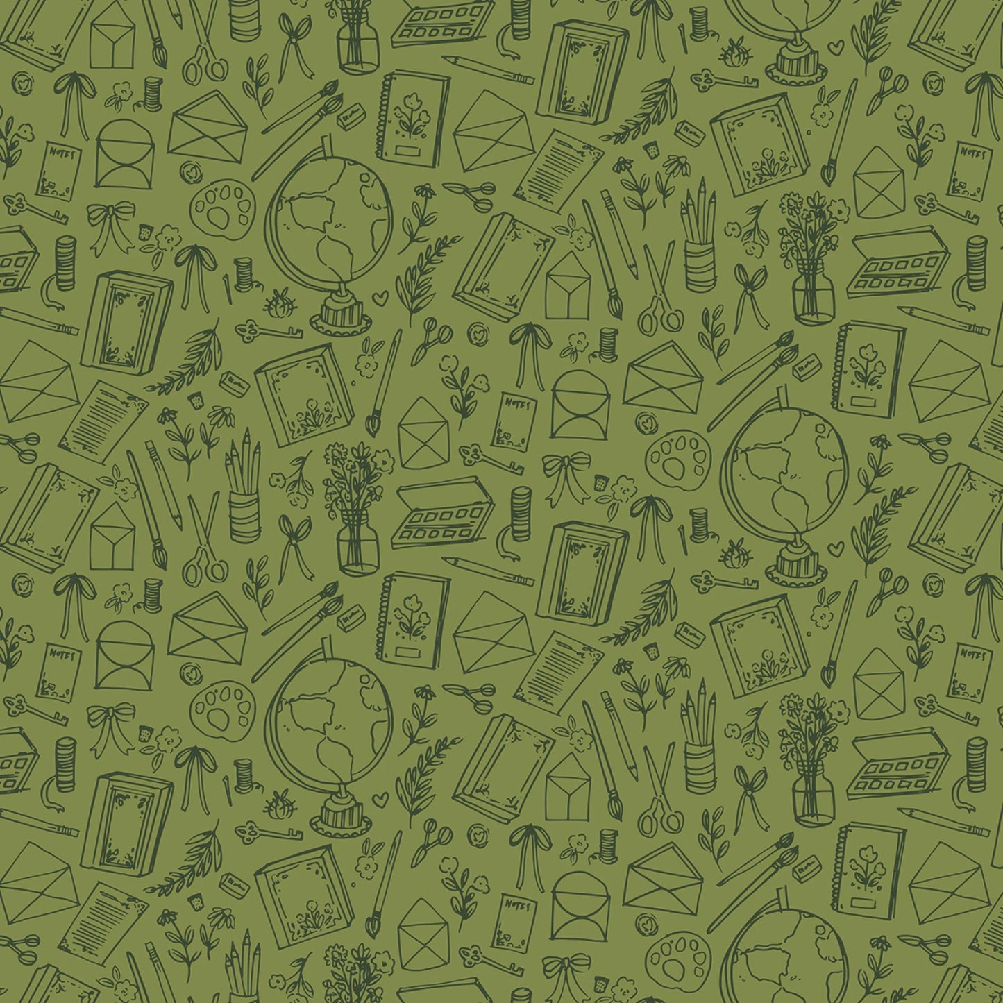 Floral Charms - Collection of Things Olive